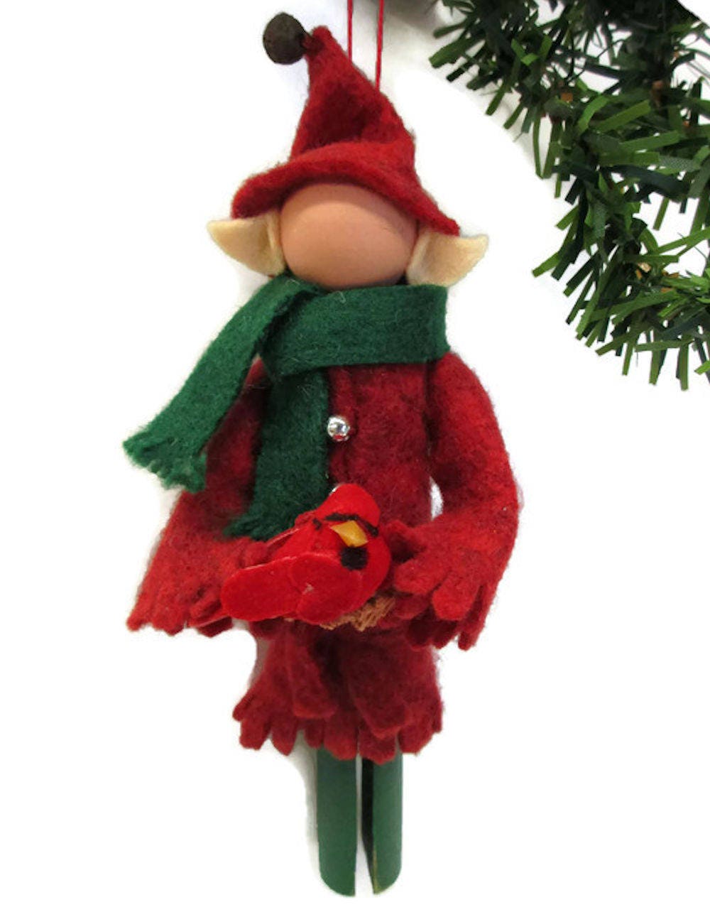 Elf Boy in Red Tunic