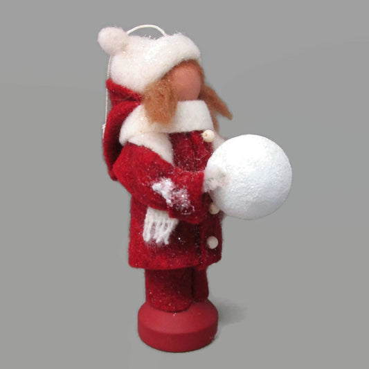 Girl with Snowball
