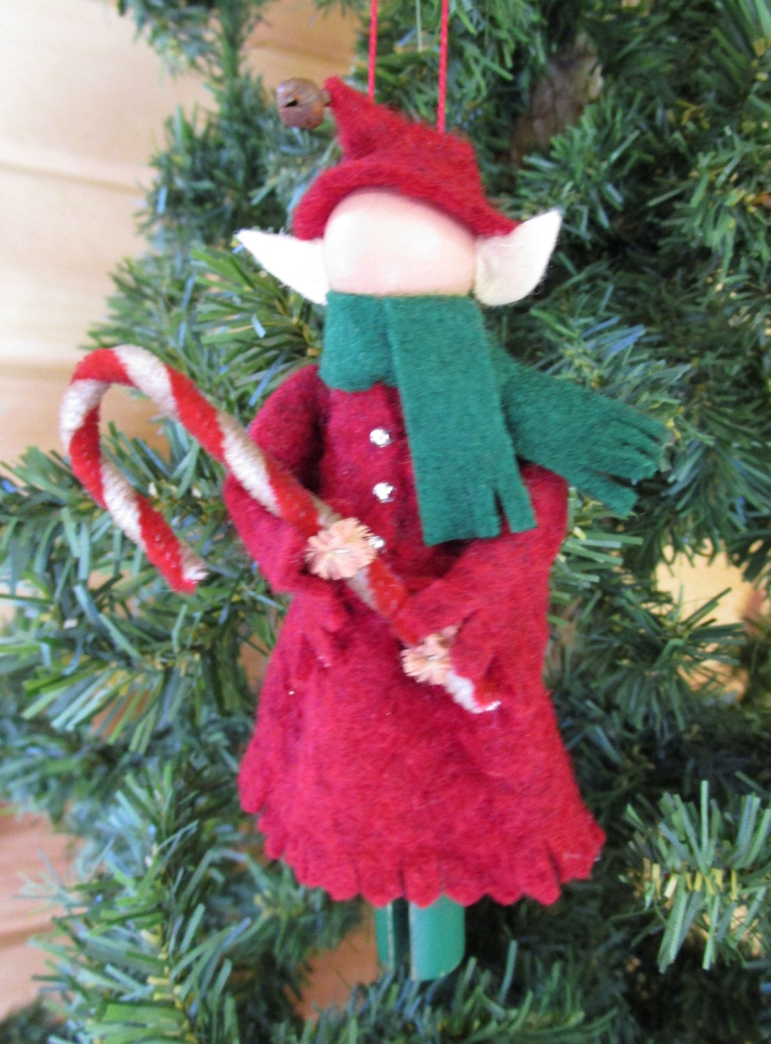 Elf Girl in Red Dress