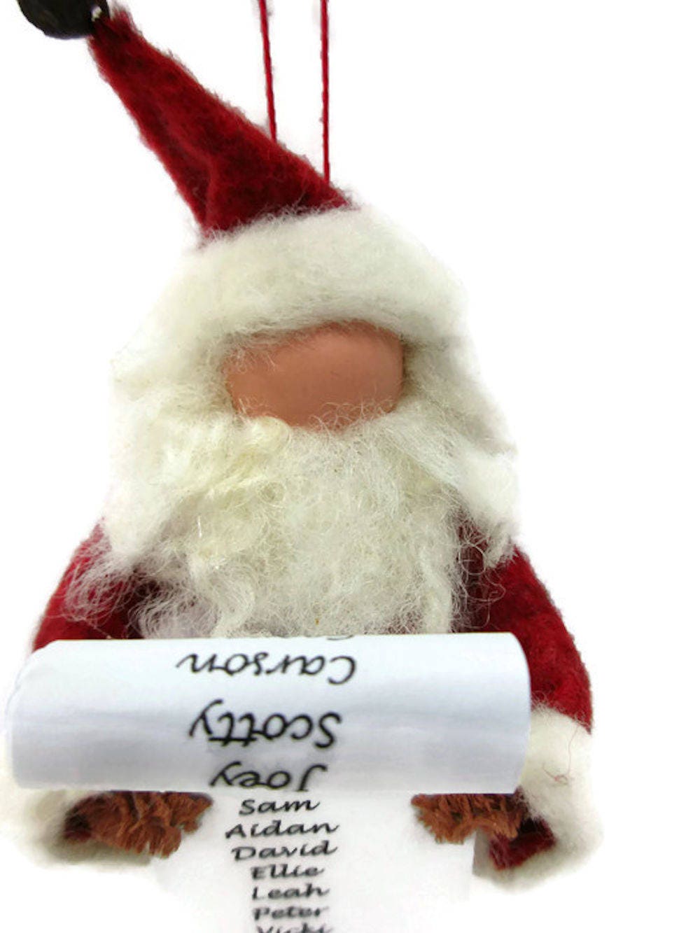 Personalized Santa with List