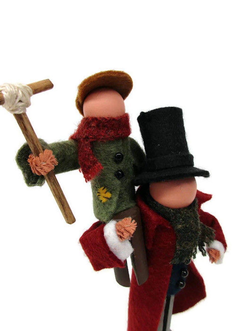 Bob Cratchit and Tiny Tim