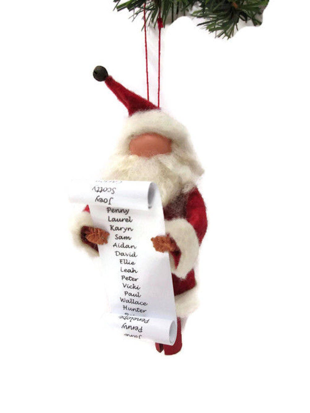 Personalized Santa with List