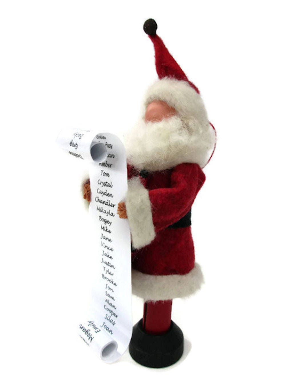 Personalized Santa with List