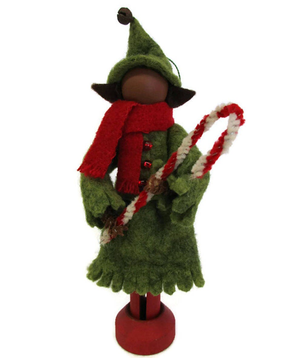 Elf Girl in Green Dress
