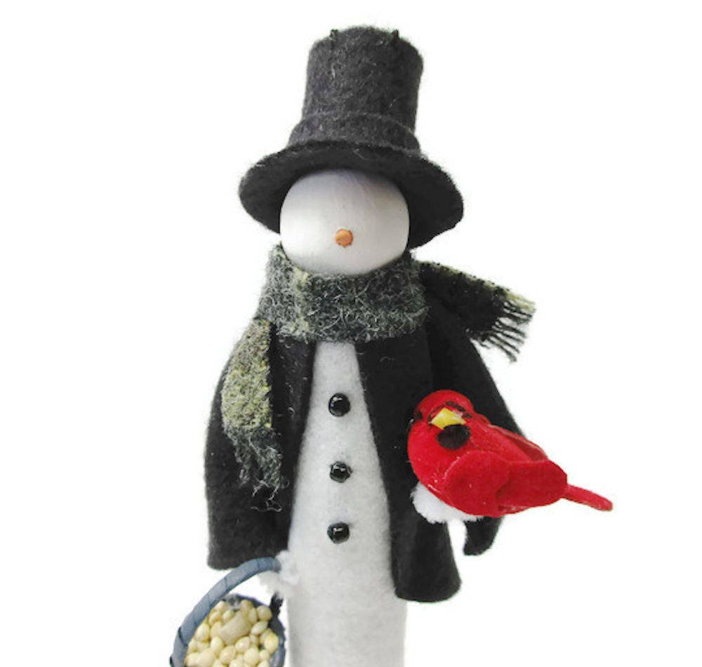 Birdlover Snowman